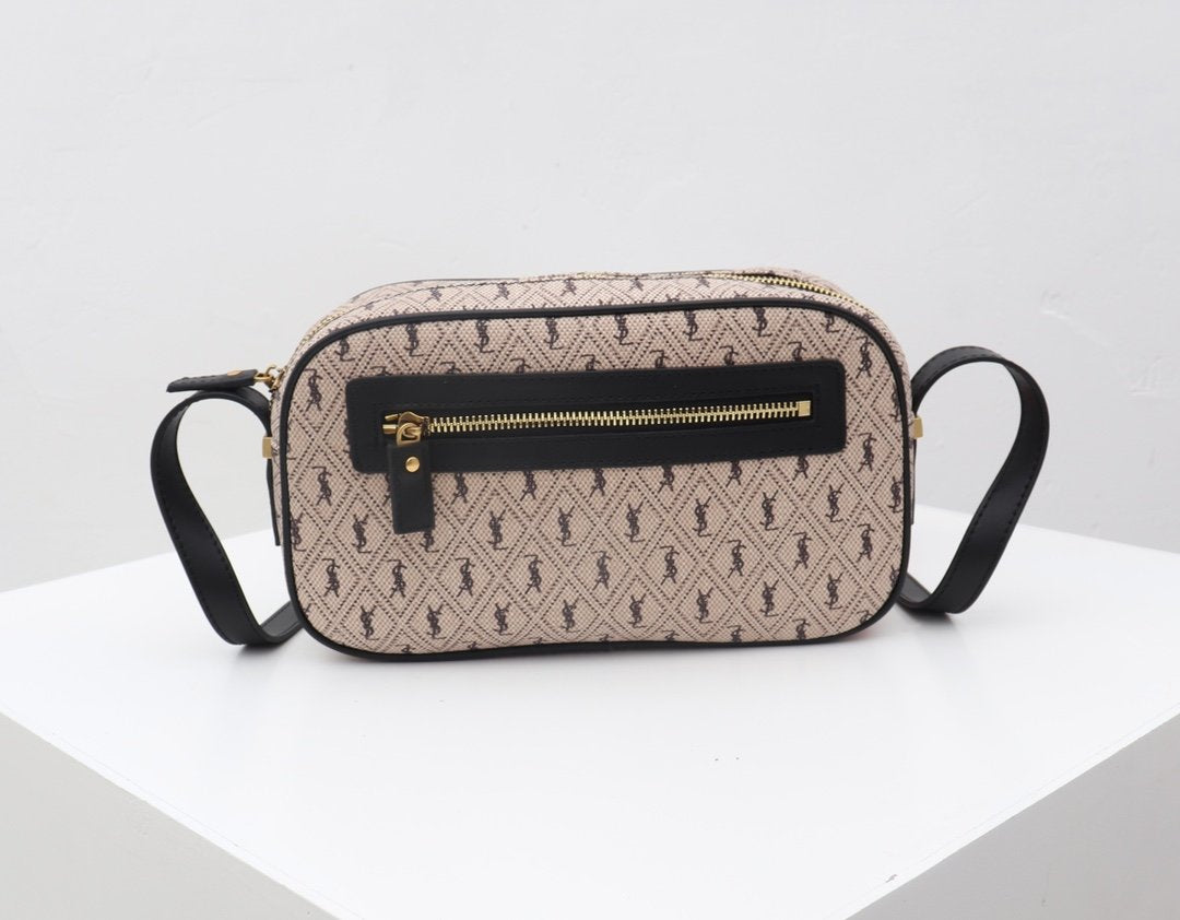 YSL Women's Tote Bag Handbag Shopping Leather Tote Crossbody Satchel 10