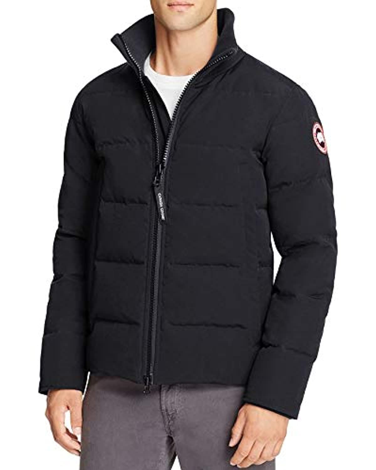 Canada Goose Woolford Slim Fit Down Bomber Jacket Navy