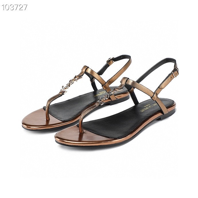 Saint Laurent YSL Opyum Sandals Flat shoes 081455