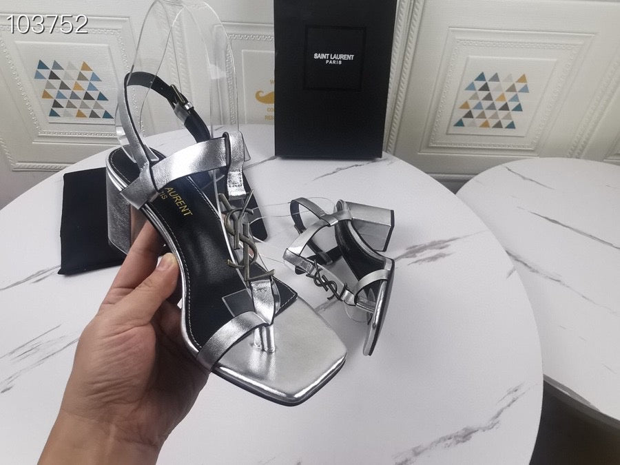 Saint Laurent YSL Opyum Sandals High Heels Shoes 08954