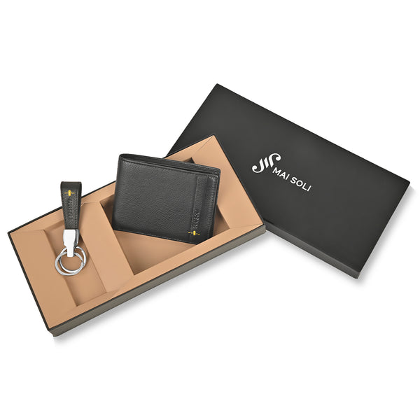 Neo Zip Wallet + Card Holder Gift Set - Black / Red – Mai Soli