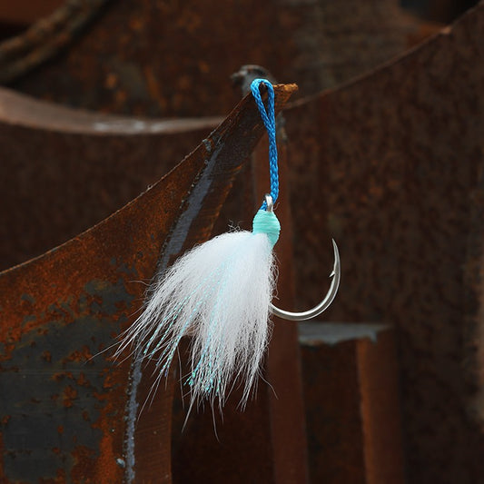 BKK LONEDIABLO White Bucktail Teaser Hooks – Tackle World