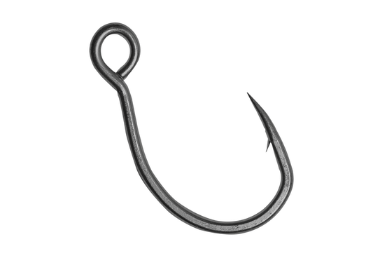 1 Packet of Mustad 10121NPDT Kaiju In-Line Single Fishing Hooks - 7x Strong  Hook [Hook Size: Size 8