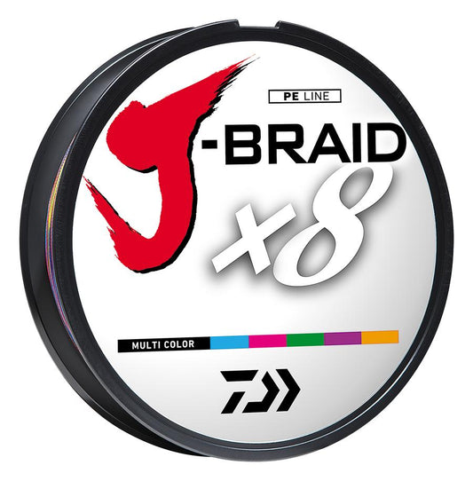 Daiwa J-Braid Grand 8X Chartreuse Braided Line 150YD. Spool (Select lb.  Test)