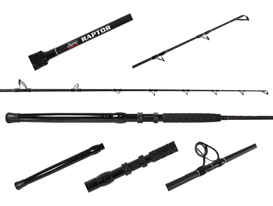 ANDE STAND UP 6 FOOT 20 TO 50 POUND RATED CONVENTIONAL FISHING ROD VERY  NICE