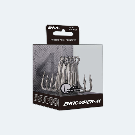 BKK Hooks Raptor-Z Treble Hook Size 3/0# 6 Pack 