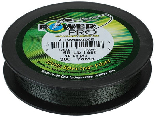 Power Pro PowerPro Super 8 Slick Braided Line 150 Yards, 30 lbs Tested,  0.011 Diameter, Hi-Vis Yellow