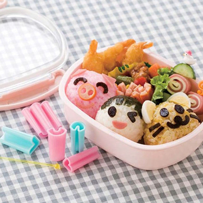 Japanese Bento Accessories Ham Cheese Cutter Set Bear and Messages