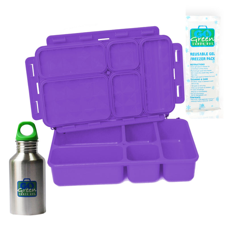 OmieBox Bento Box Purple Plum