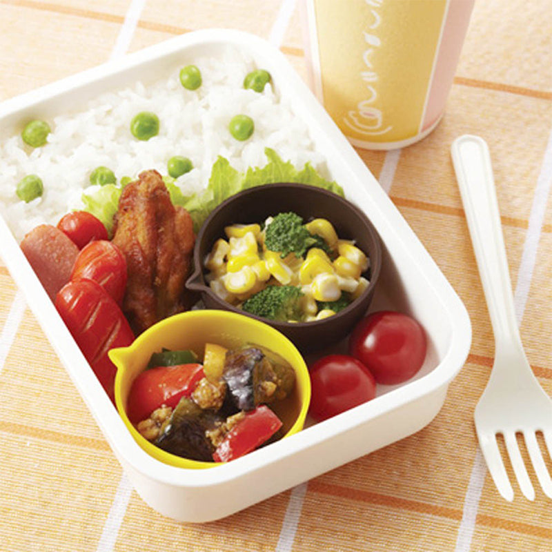 Simple lunch for today! Silicone muffin cups make cleanup so easy 😋 :  r/Bento