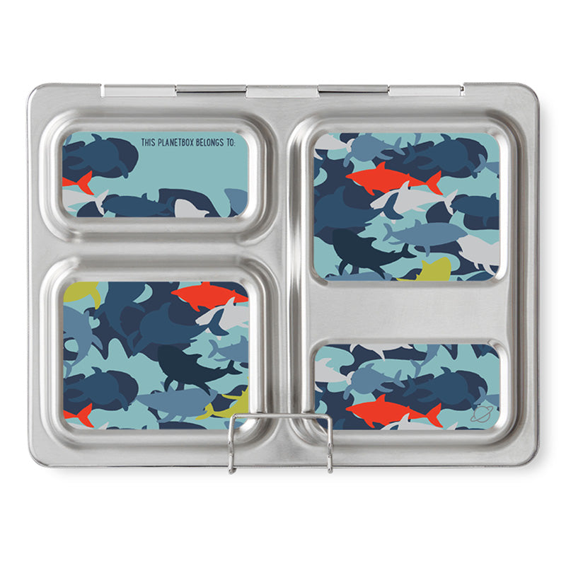 Bentology Lunch Bag and Box Set for Kids - Boys Insulated Lunchbox Tote, Bento  Box, 5 Containers and Ice Pack - 9 Pieces - Shark Camo 
