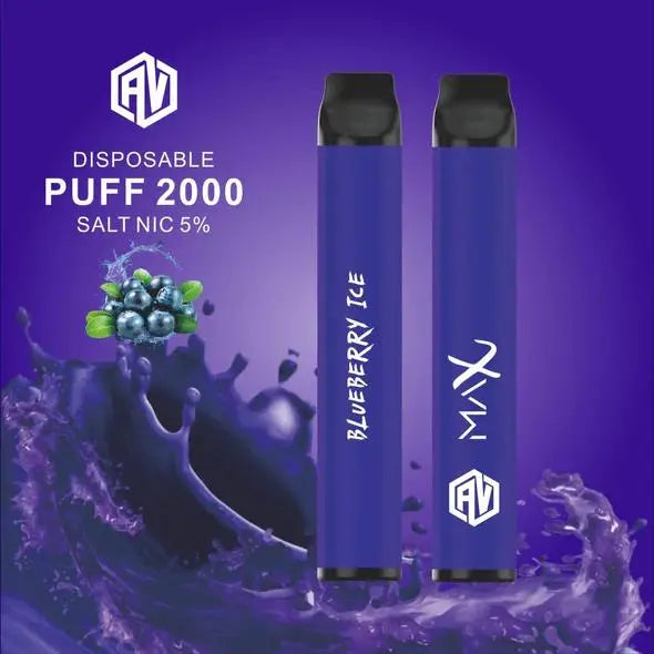 AV MAX - Blueberry Ice 2000 Puffs 30mg AV