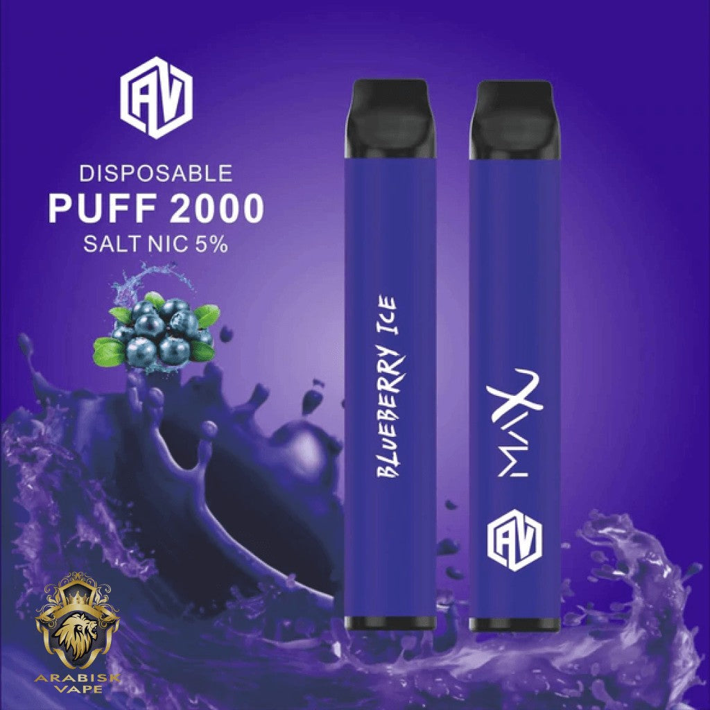 AV MAX - Blueberry Ice 2000 Puffs 50mg AV