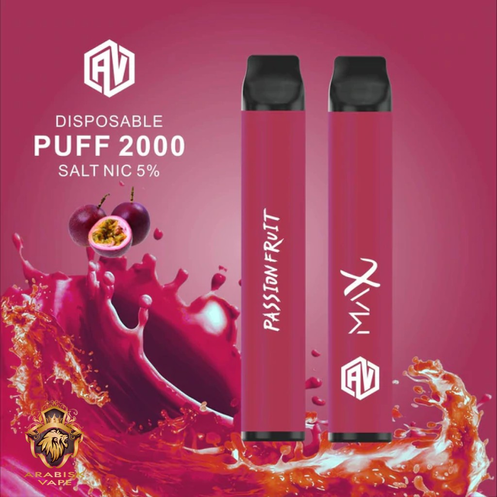 AV MAX - Passion Fruit 2000 Puffs 30mg AV