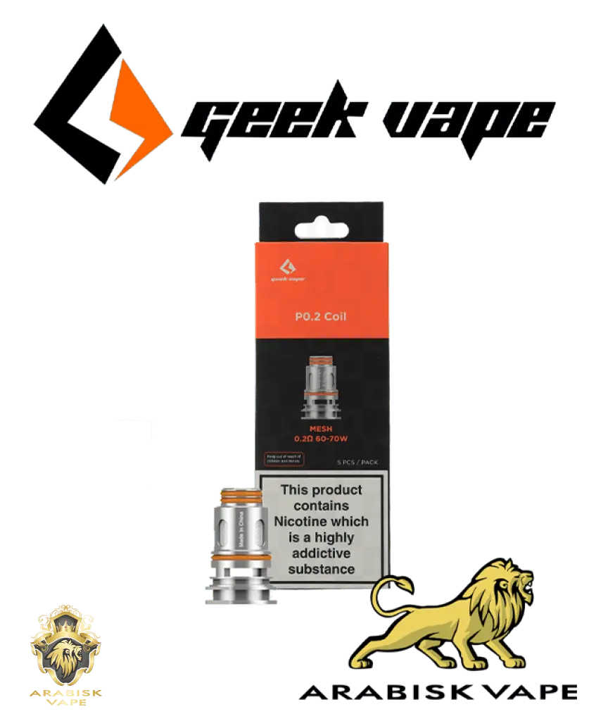 Geek Vape - PO. 2 Mesh Coil 0.2 Geek Vape