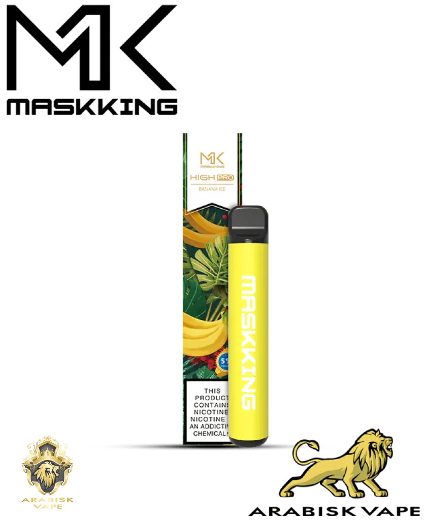 MASKKING - HIGH PRO Banana Ice 1000 Puffs 50mg MASKKING