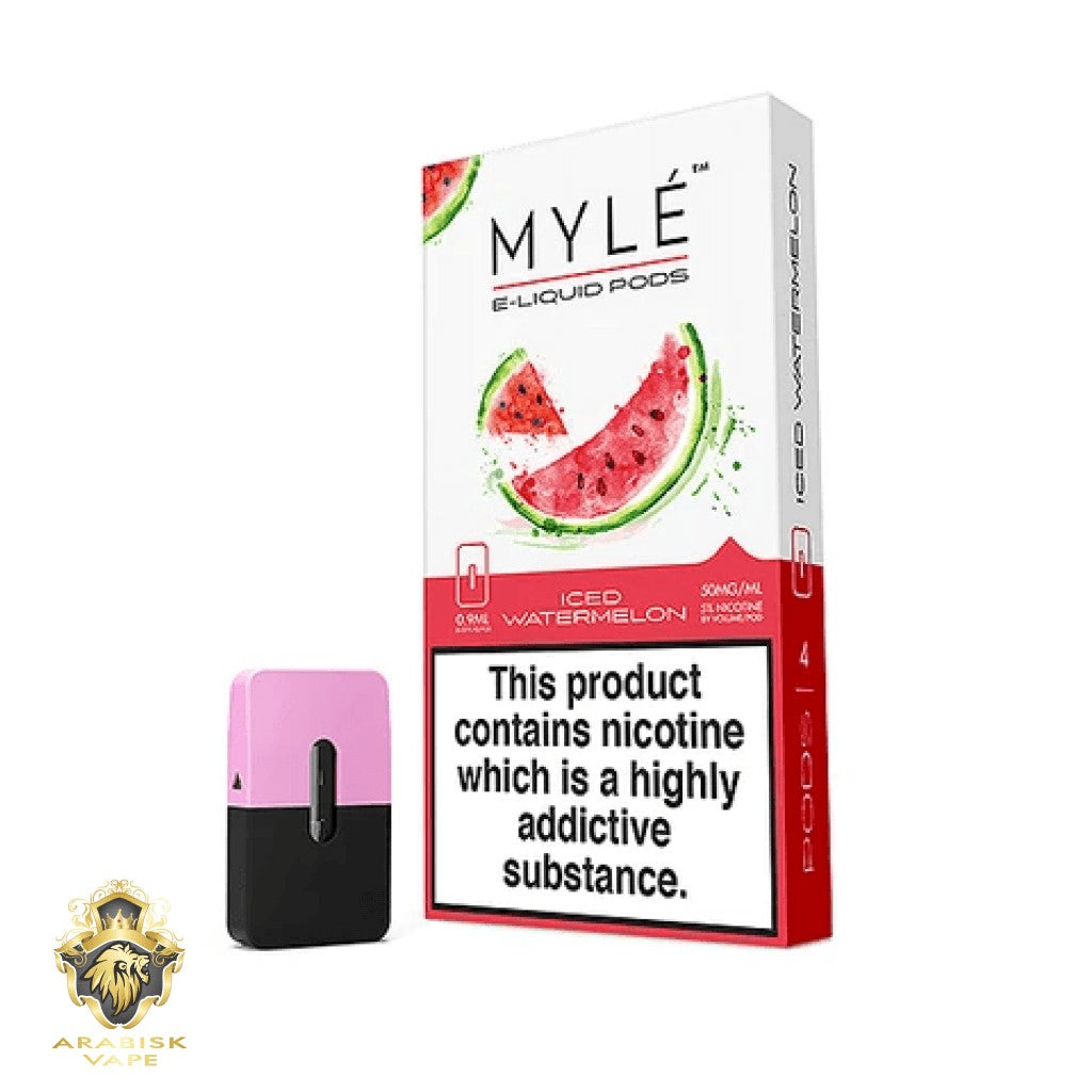 MYLE V2 Pods - Iced Watermelon 0.9ml 20mg MYLE