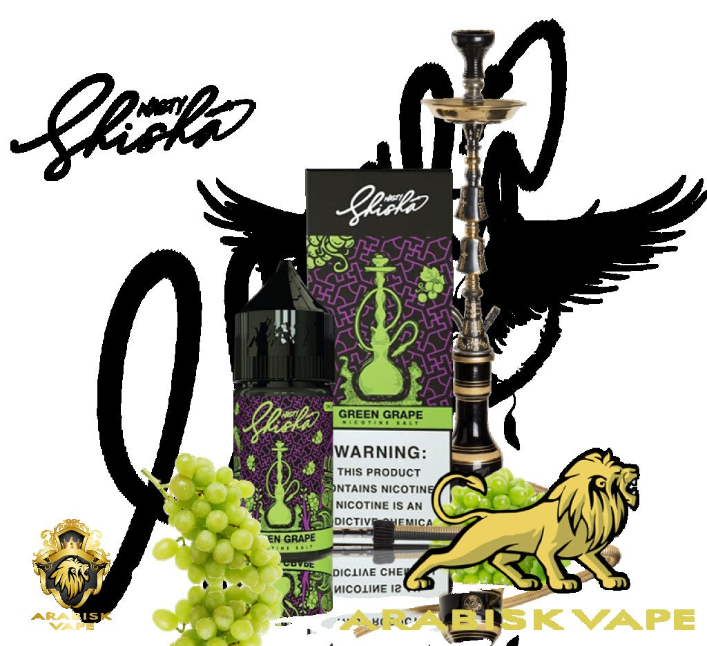 Nasty Shisha Salt - Green grape 50mg 30ml Nasty Juice