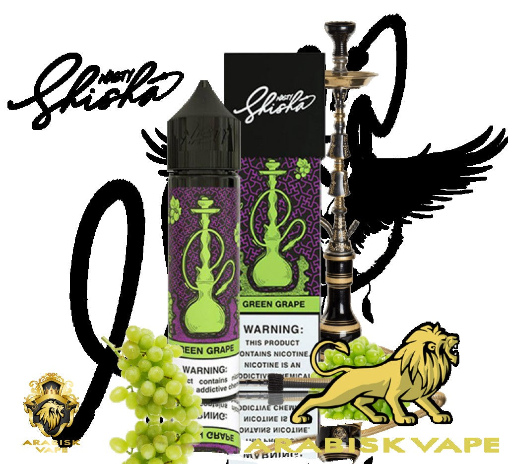 Nasty Shisha Series - Green Grape 60ml 3mg Nasty Juice