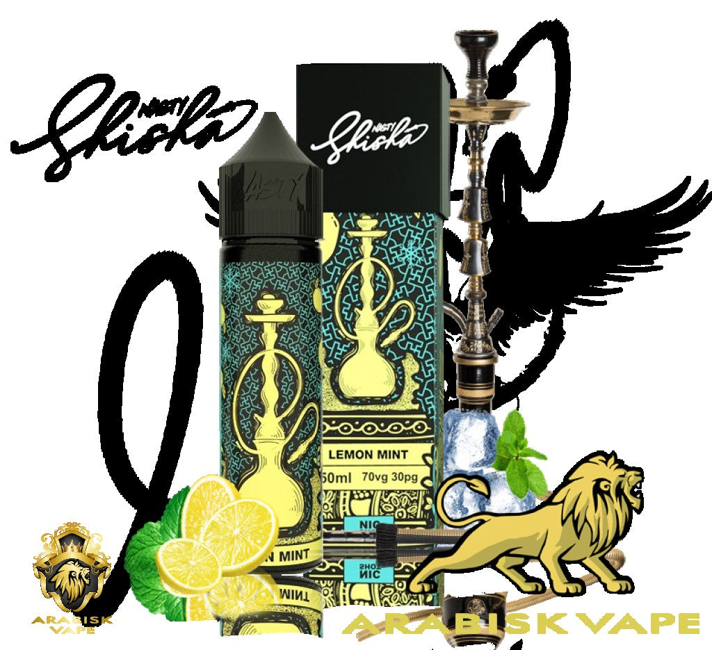 Nasty Shisha Series - Lemon mint 60ml 3mg Nasty Juice