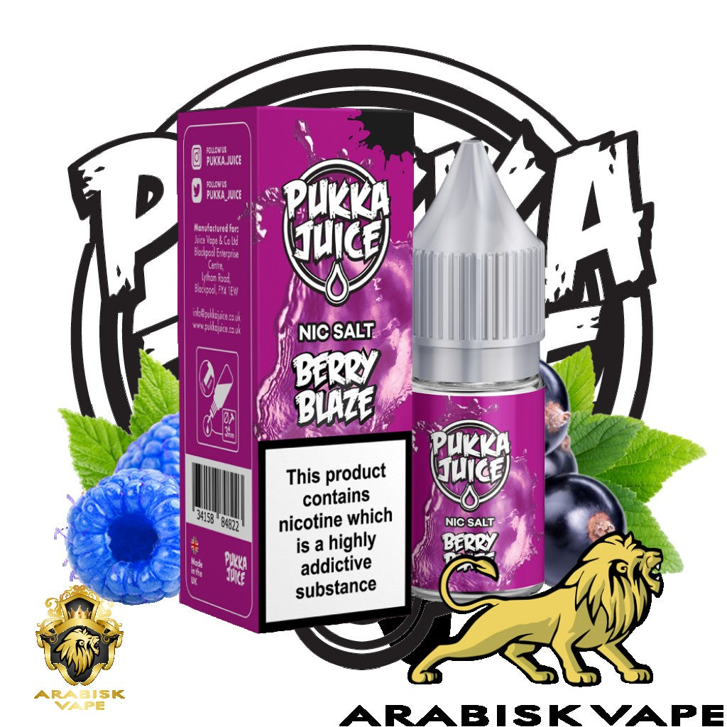 Pukka Salts - Berry Blaze 30ml 25mg Pukka Juice