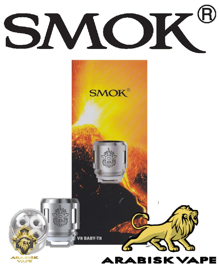 SMOK - V8 Baby-T8 0.15 Quad Barrel Octo Coils SMOK