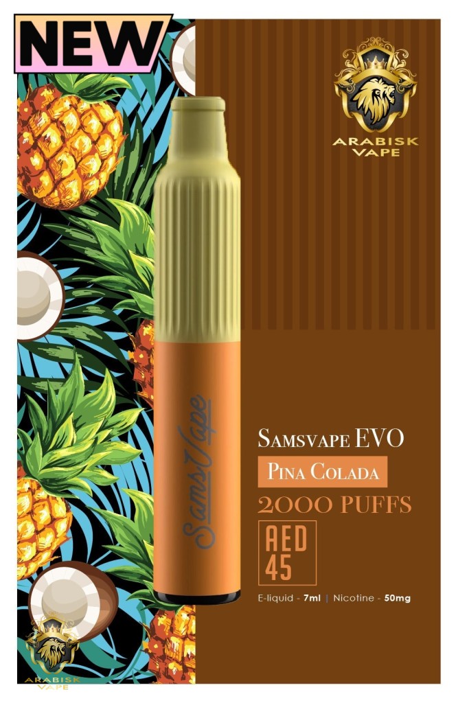 Samsvape EVO - Piña Colada 50mg 2000 Puffs XTRA