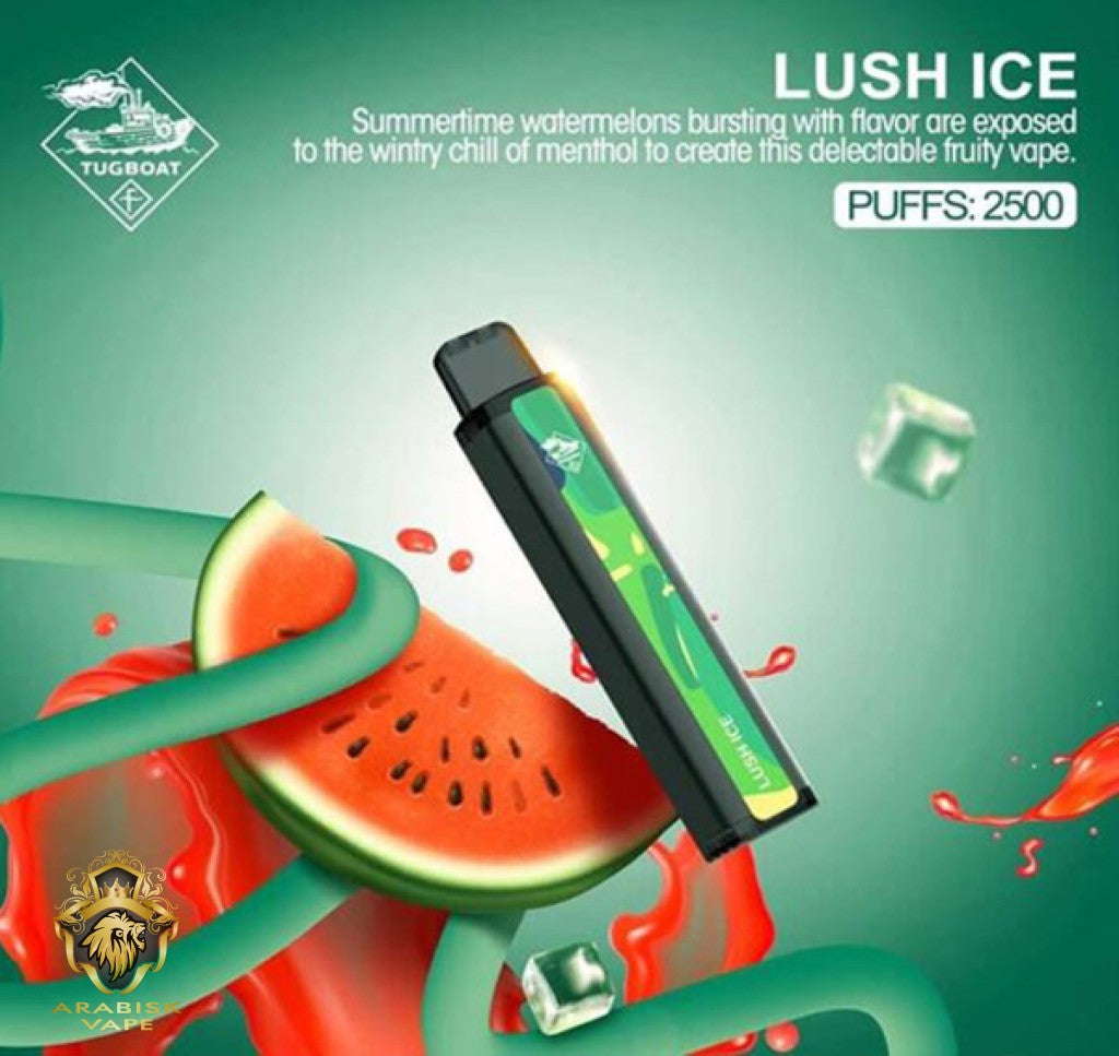 TUGBOAT XXL - Lush Ice Disposable Pod Device 50mg 2500 Puffs Tugboat