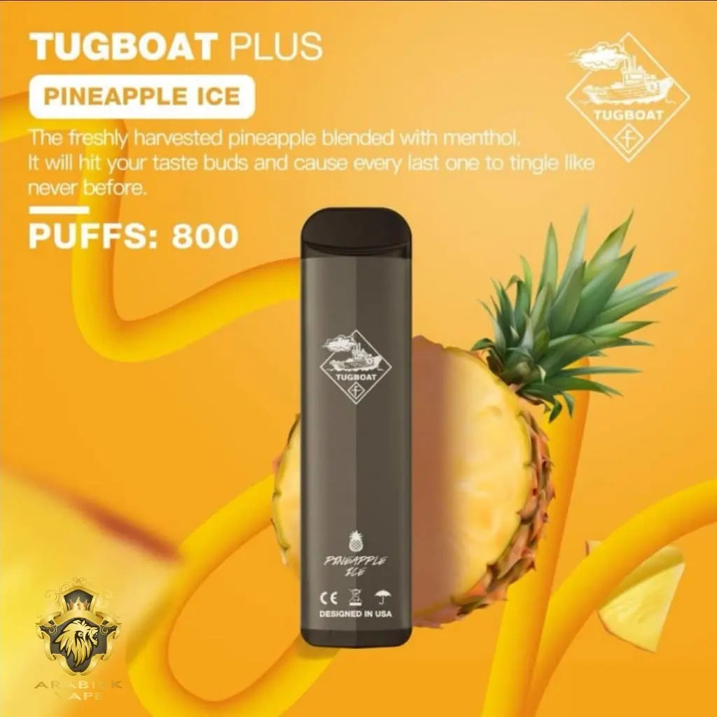 Tugboat Plus - Pineapple Ice 800 Puffs 50mg Tugboat