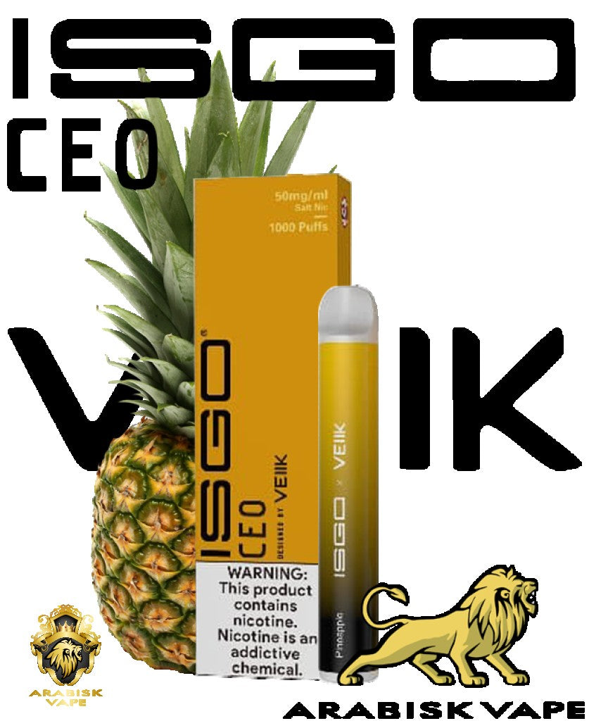 VEIIK - ISGO CEO Pineapple 1000 Puffs 50mg VEIIK