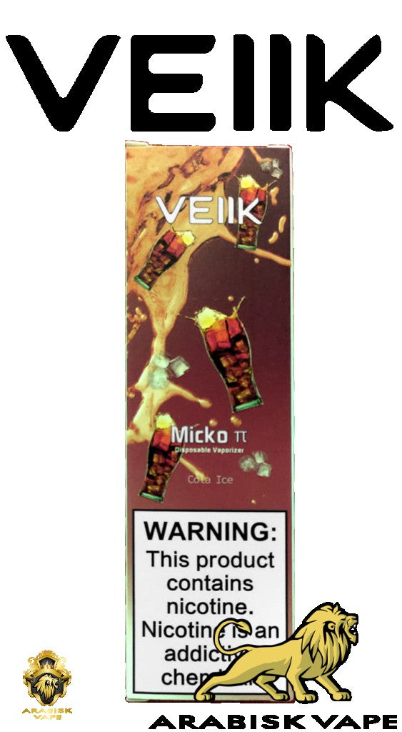 VEIIK - Micko  (Pi) Cola Ice Disposable Vaporizer 50MG 600 Puffs VEIIK