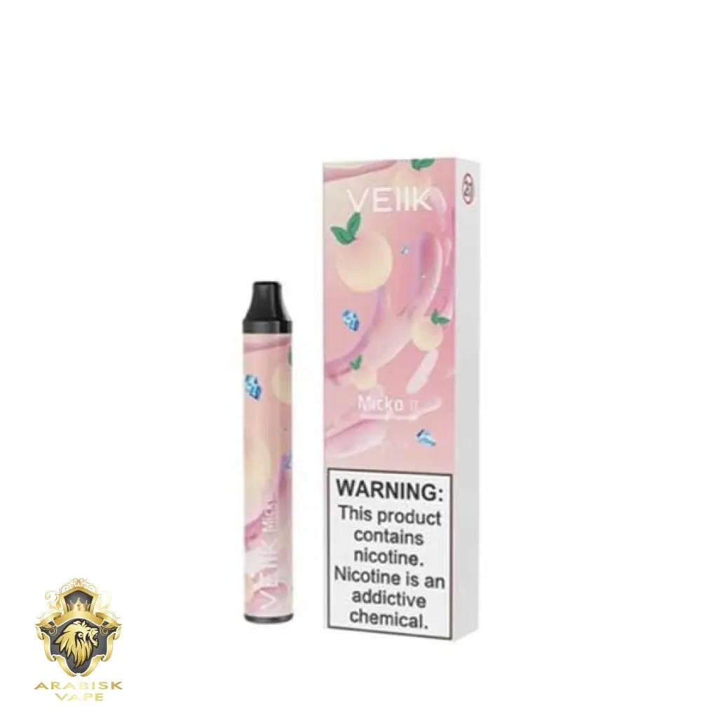 VEIIK - Micko  (Pi) Peach Ice Disposable Vaporizer 50MG 600 Puffs VEIIK