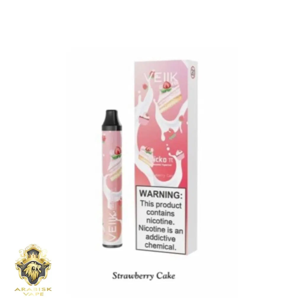 VEIIK - Micko  (Pi) Strawberry Cake Disposable Vaporizer 50MG 600 Puffs VEIIK