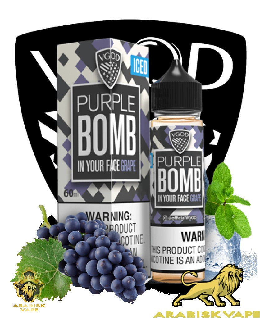 VGOD Bomb Series - Ice Purple 3mg 60ml VGOD