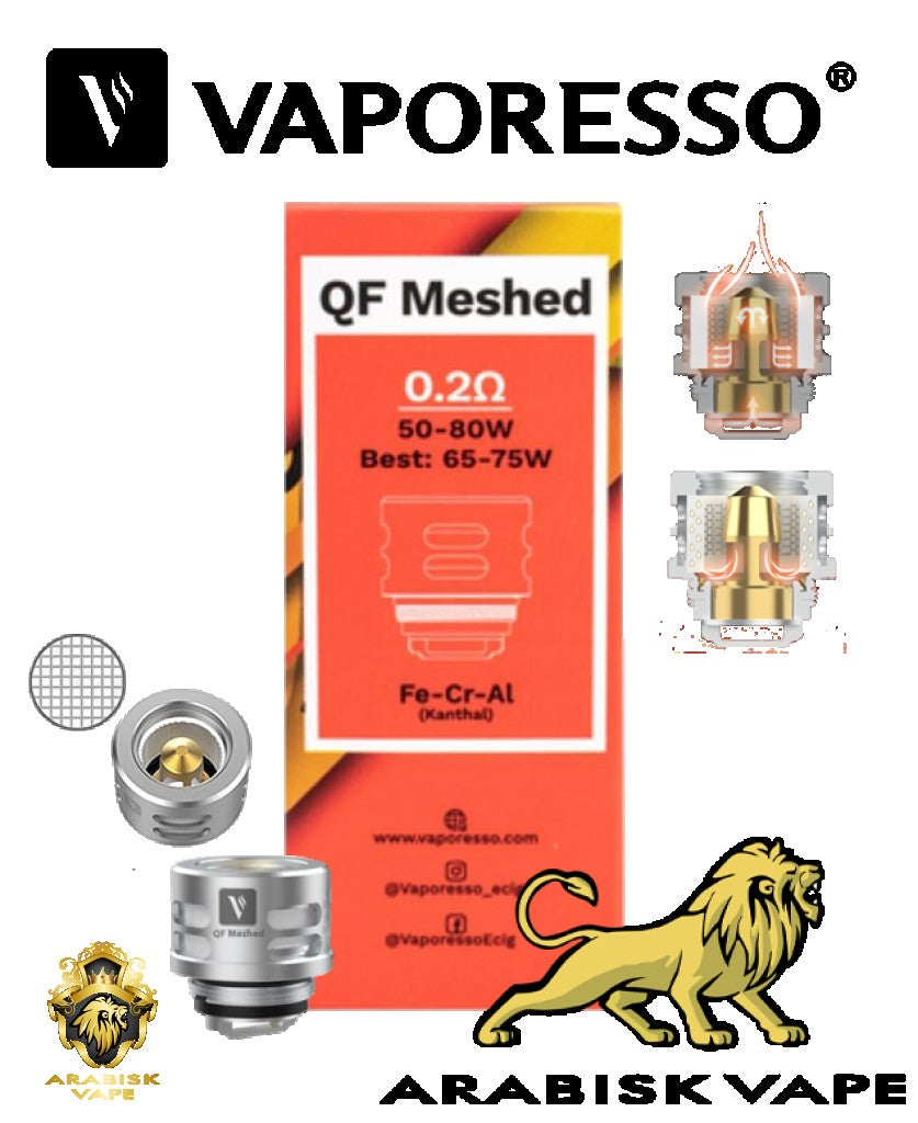 Vaporesso - QF Meshed 0.2 Coil Vaporesso