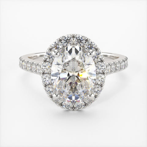 emory oval forever one moissanite engagement ring