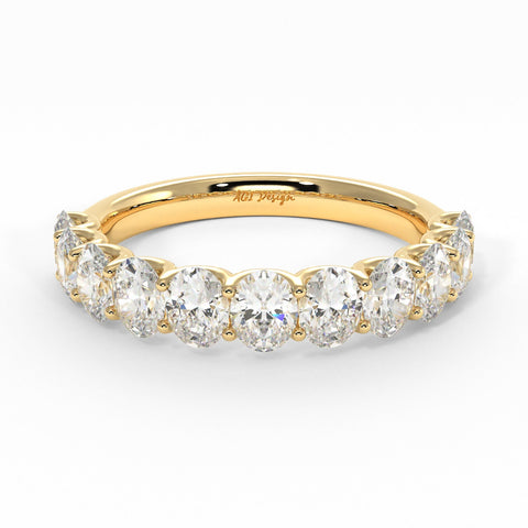 NIKA LAB-CREATED DIAMONDS WEDDING BAND