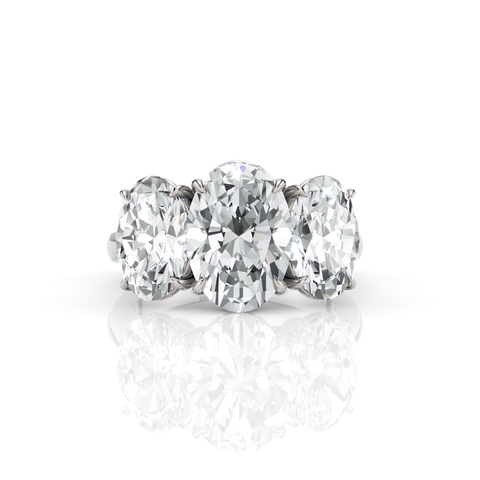 lily round lab created diamond engagement ring