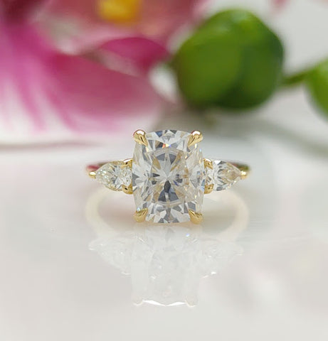 affordable moissanite engagement rings