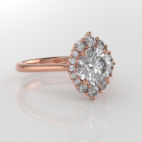 CAMILA ROUND LAB CREATED DIAMOND ENGAGEMENT RING