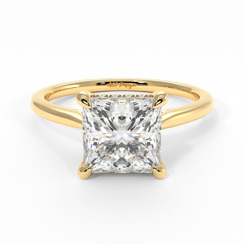 CHLOE PRINCESS CUT LAB CREATED DIAMOND ENGAGEMENT RING