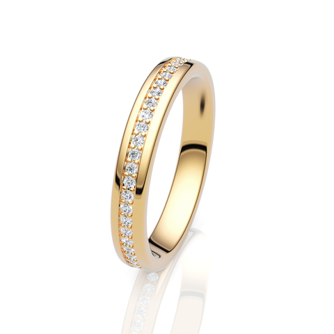 BRIANA LAB CREATED DIAMOND WEDDING BAND