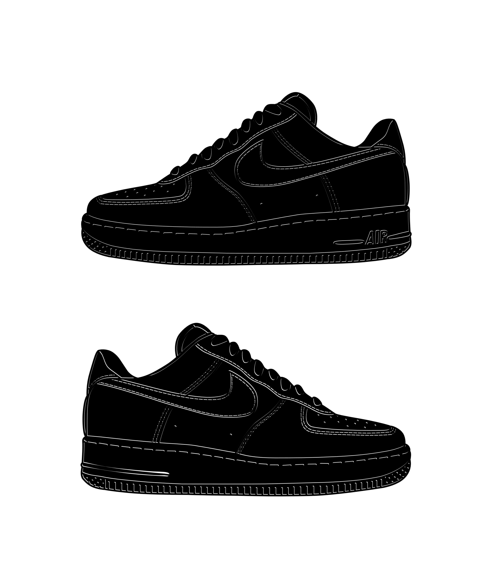 air force 1 eigenes design