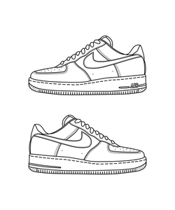 air force 1 eigenes design