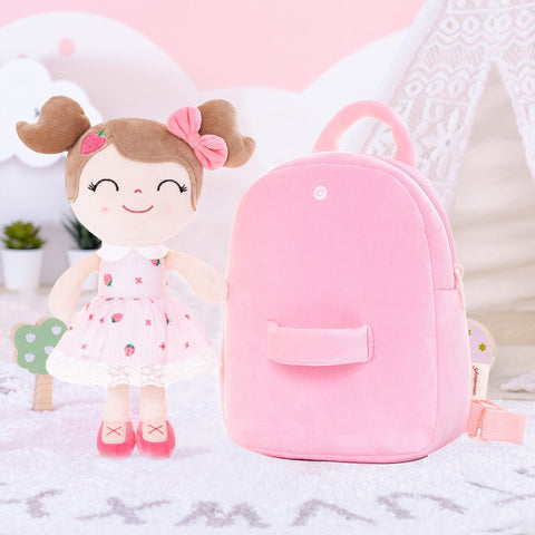 Sac à Dos Maternelle en Peluche pour Bébé Fille – Retice