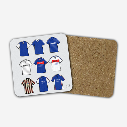 Rangers 1993/94 Away Shirt Memorabilia Hand Sublimated Football Coaste –  Joshua Cameron Firth