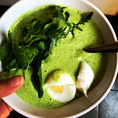 pea and broccoli soup