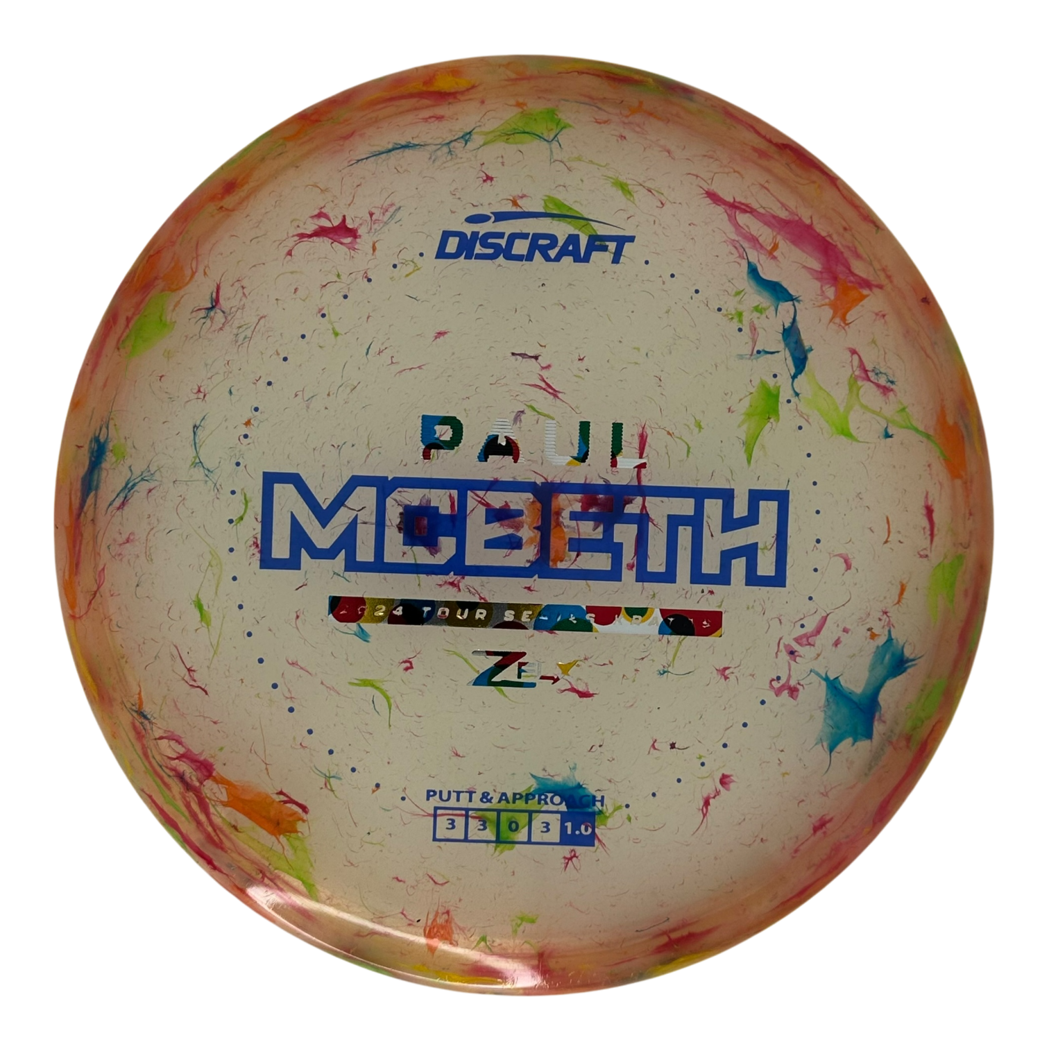 Discraft Paul McBeth Jawbreaker Z FLX Kratos - Tour Series (2024)