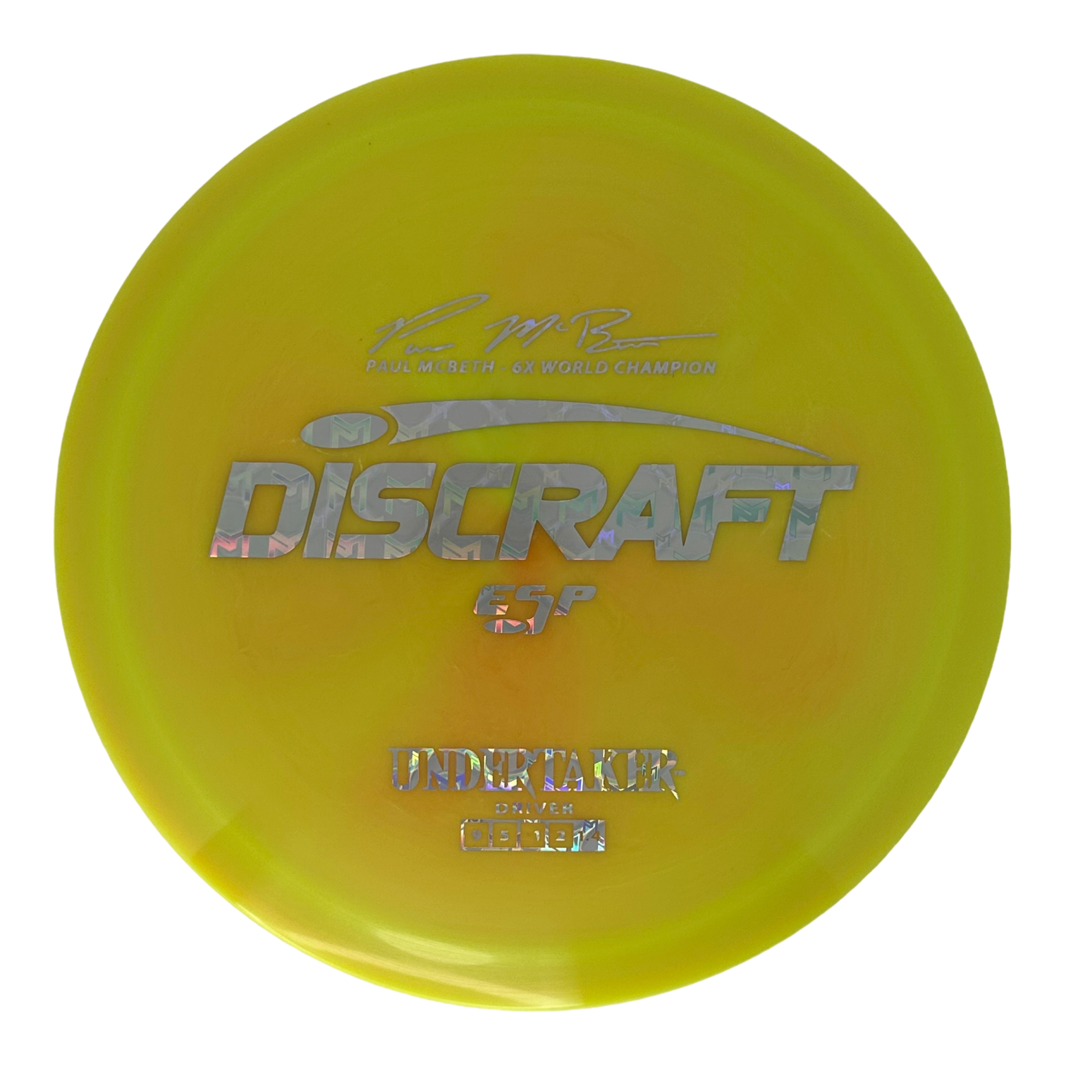 Discraft ESP Undertaker - Paul McBeth 6x Signature Series - Flight Factory  Discs