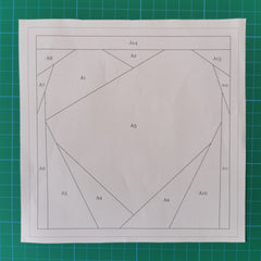 Free FPP Love Heart Foundatio Paper Piecing Tutorial